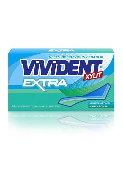 Vivident Wallet Gum Extra Mint 26 Grams X 6 Pieces (Total 156 Grams)