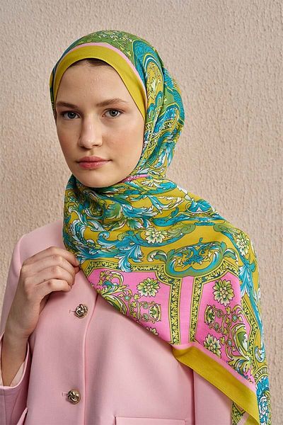 ED Scarf Yellow Celebrity Celestial Shawl