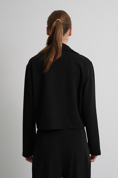 ALEXANDERGARDI Jachetă crop blazer fără căptușeală