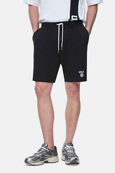 UCLA Fowler Siyah Erkek Örme Şort