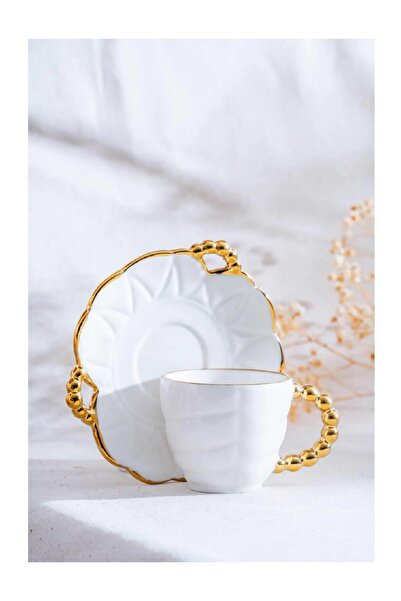 ACAR Kaı-07515 Daısy 6 Lı Kahve Fincan Takımı