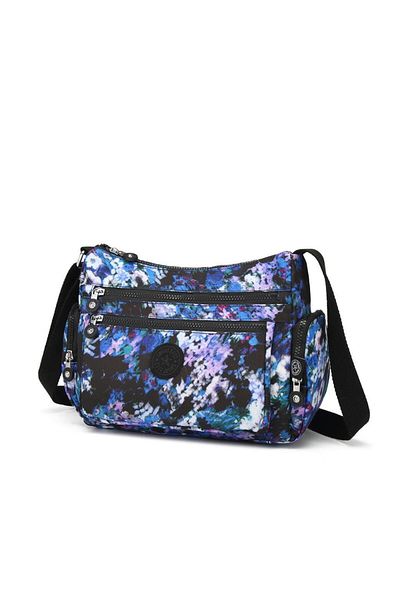 SMART BAGS Geantă de damă Crinkle Fabric Genți inteligente 1115 Blue Printing
