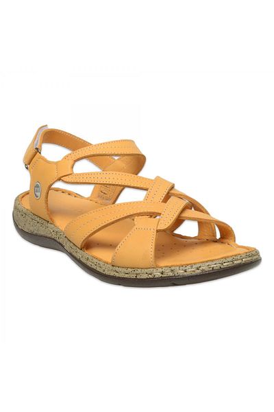 Mammamia D25Ys-2530 Daily Yellow Women's Sandals