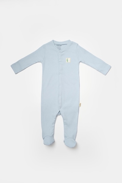 BabyCosy Organic Wear Set 2 salopete lungi Bamboo, blue, BabyCosy, 50%bumbac+50% bambus