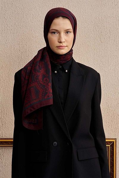 ED Scarf Red Celebrity Celestial Shawl