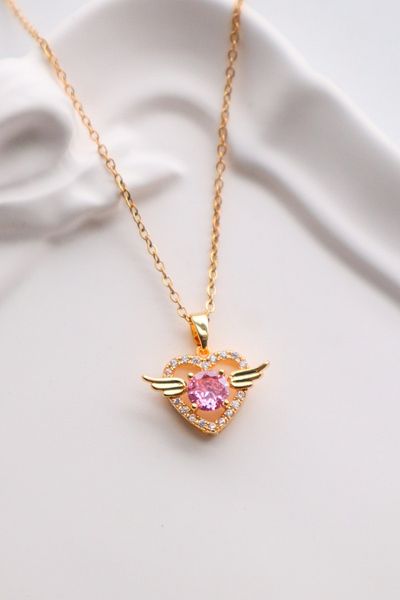 EFBUTİK Stainless Steel Gold Color Sailor Moon Eternal Moon Necklace