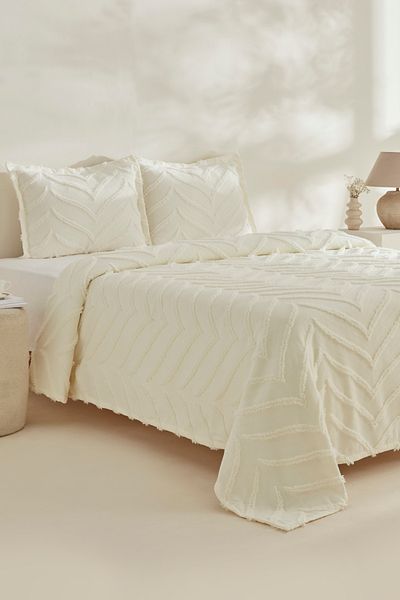 Karaca Home طقم مفرش سرير فردي من Arlina Geo إكرو
