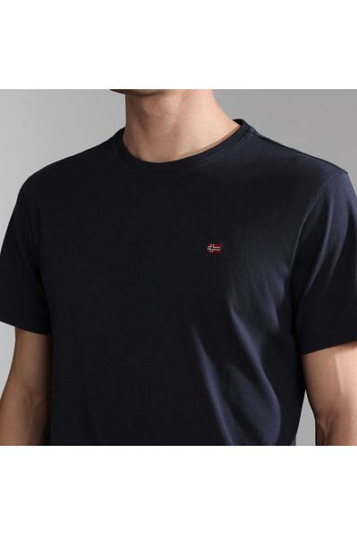 Napapijri Tricou pentru bărbați albastru închis salis Napapijri