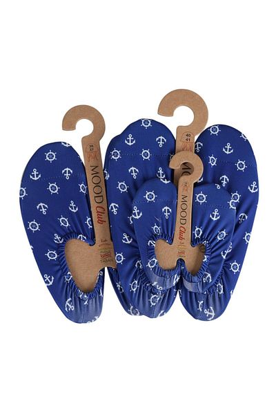 MOOD Club Blue Rudder Sea Shoes and Multi-Purpose Non-Slip Pool Booties