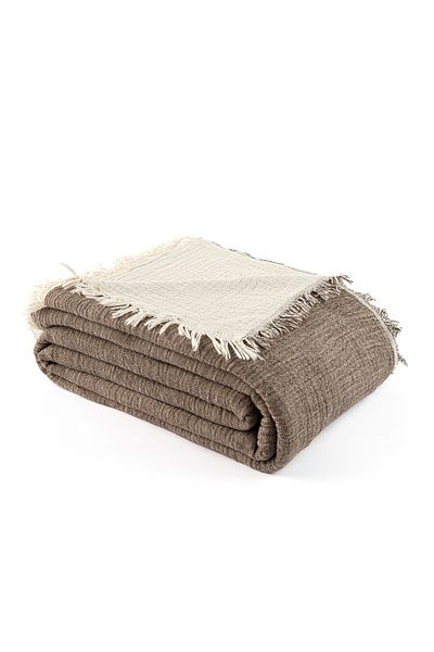 Rikka Home 100% Cotton Oversized Muslin Summer Blanket 225X240 Soft, Lightweight, Breathable, Double Sided