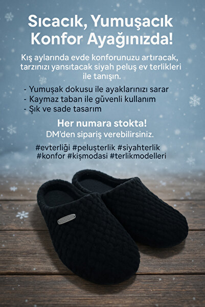 El yapımı örgü terlik