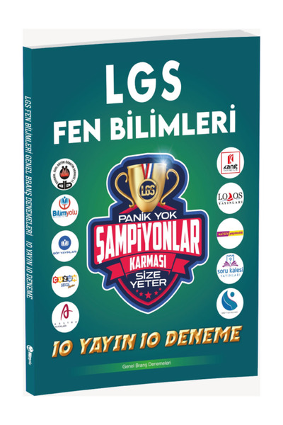 Bilimyolu Yayıncılık Şampiyonlar Karması LGS Fen Bilimleri 10 Branş Deneme