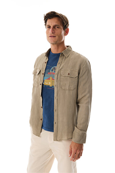 Mudo Regular Fit Double Pocket Long Sleeve Shirt