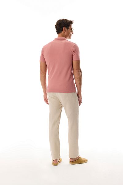 Mudo Polo Collar Short Sleeve Knitwear Sweater