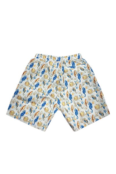 Masimar Men's Printed Three Pocket Quick Dry Swimwear Sea Shorts