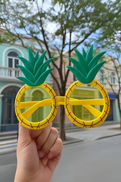 ReilaParty Tropikal Ananas Şekilli Hawaii Gözlüğü RP4972