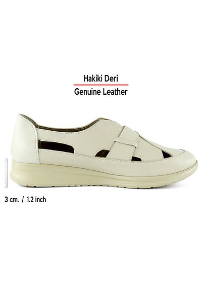 Erkan Saçmacı Pantofi casual cu slip-on elastic Aida Bej din piele naturală