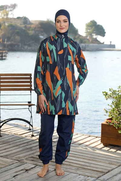 REMSA Paraşüt Tam Kapalı Tesettür Mayo 25963 Lacivert