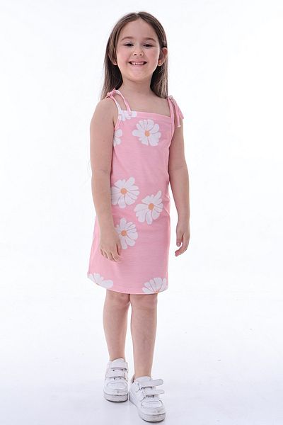 Fox Moda Rochie de vară pentru fete cu bretele de frânghie