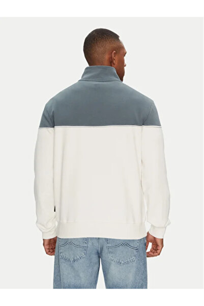 Napapijri Ανδρικό λευκό φούτερ b-saturnia Napapijri