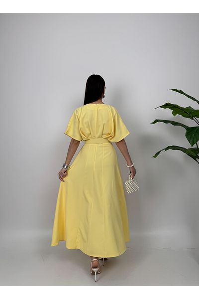 GİZONLY Belt Detailed Dress