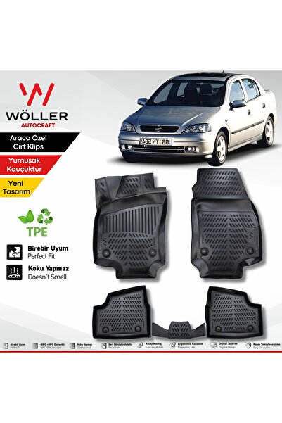 wöller Opel Astra G Sedan Paspas 1998 2006 Arası Uyumlu 3d Havuzlu Paspas
