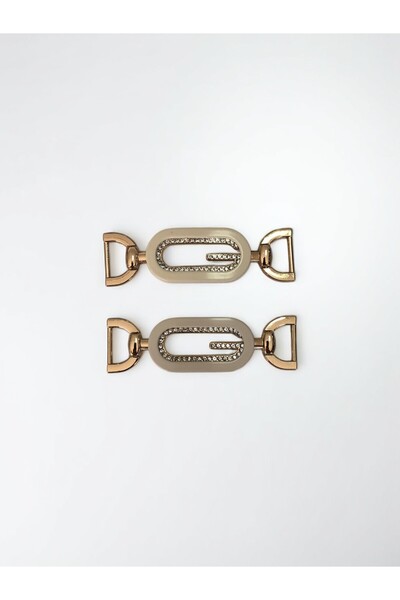 KumaşEvi Oval Taşlı Metal Toka Ayakkabı Çanta Kemer Ve Hobi Ürünleri Için Aks...