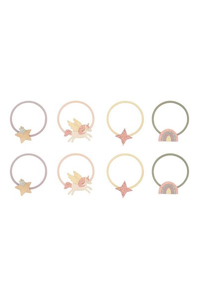 MIMI LULA Cataramă din cauciuc Mimi & Lula Flying Unicorn, pachet de 8