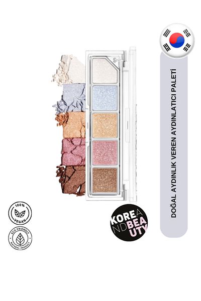 UNLEASHIA Illuminating Face Palette |   Mood Shower Face Palette No:101 Ballerino
