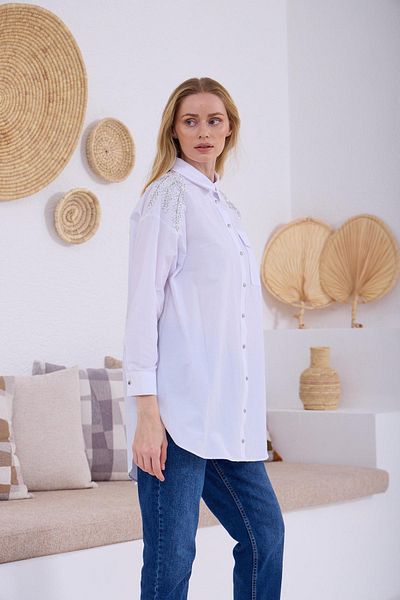 Moodbasic Cămașă din dantelă cu pietre (MB11.245)