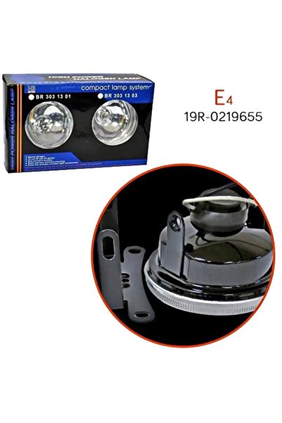 midline Sis Lambası Beyaz Küçük 6,5 cm oben yuvarlak Sis Farı sağ ve sol 2 Ad...