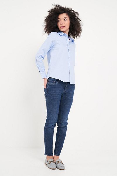 Timeout Women's solid color shirt with applied logo