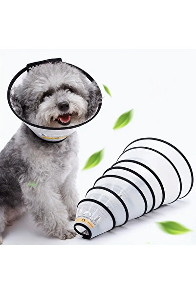 Lady Fify طوق ما بعد الجراحة للقطط والكلاب (مقاس XS) (إليزابيث كون)