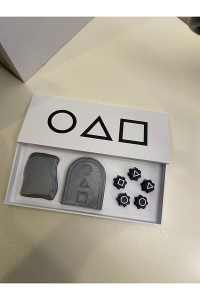Owl Global Squid Game Gonggi Kuti 5 with Stone Game and Heavy Stone Filled with Sound - Black Series