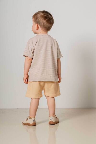 bombe Baby Kids Natural Cotton Shorts Comfortable Set Trend Fashion Bottom Top Set