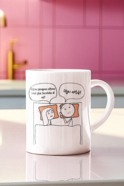 qoeuyl boutique 2025 Aşkım Uyu Artık Serisi Komik Yazı Baskılı Eş,Karı-Koca, ...