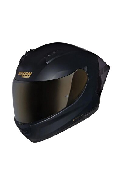 Nolan N60-6 SPORT AUREO 331 MAT SİYAH ALTIN CAM KAPALI KASK