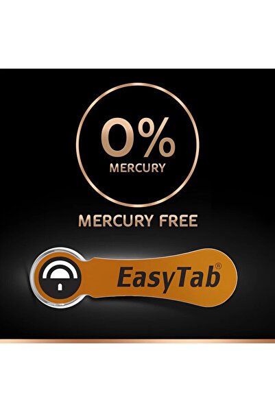 Duracell 60-Pieces (312 Size) Activair (PR41) Zinc-Air 1.45V 0% Mercury Hearing Aid Batteries