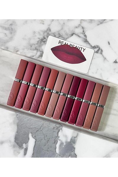real beauty Real Beauty 12-Color Long-Lasting Lipstick Set