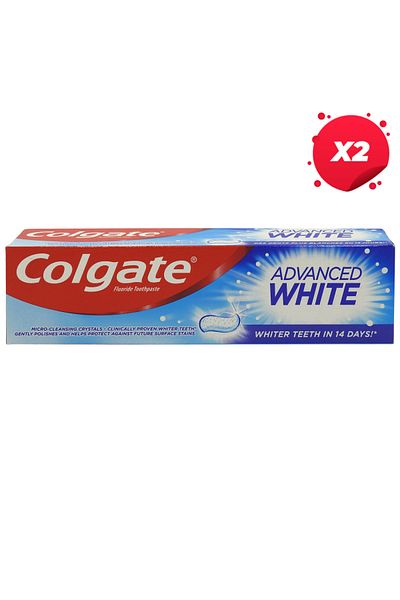 Colgate X2 - COLGATE TOOTHPASTE 100ML ADVANCED WHITE