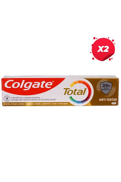 Colgate X2 - COLGATE TOOTHPASTE 100ML TOTAL ANTI-TARTAR
