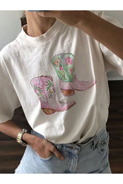 Bengi Clothing Tricou imprimat cu mânecă scurtă cu croială supradimensionată