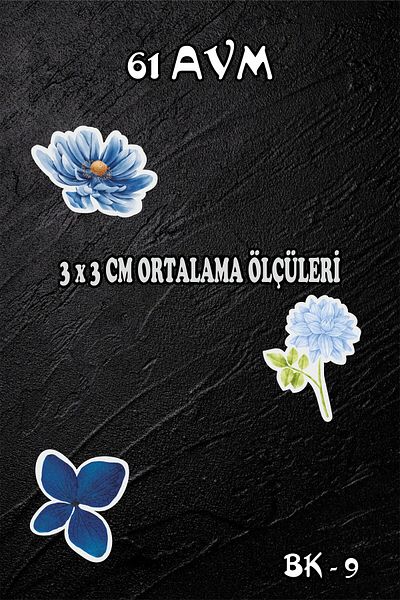 61 AVM Blue Dwarf Themed Stiker / Suitable for Bullet Journal / Scrapbook Collage