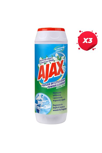 Ajax X3 - AJAX CLEANING POWDER 450G FLOWERS OF SPRING