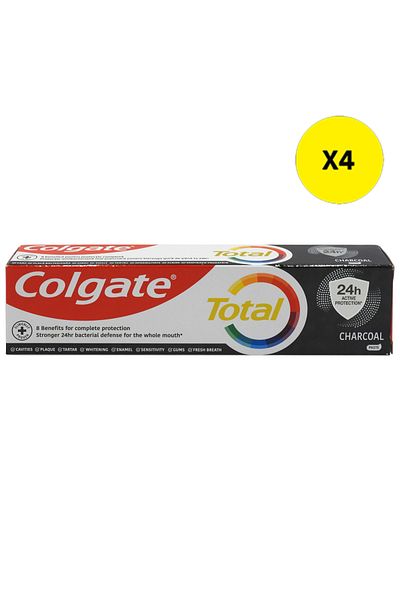Colgate X4 - COLGATE TOOTHPASTE 100ML TOTAL CHARCOAL