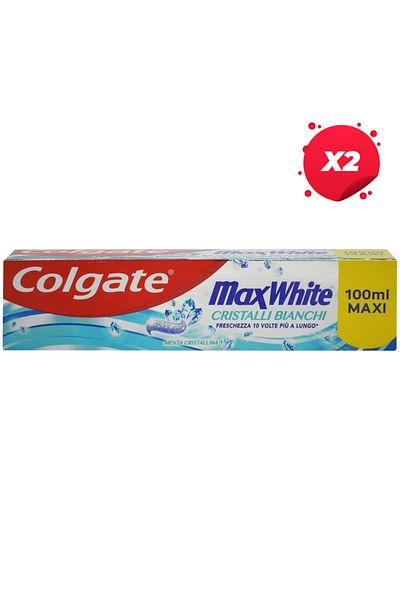 Colgate X2 - COLGATE PASTA DINTI 100ML MAX WHITE CRYSTAL MINT