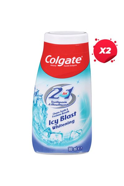 Colgate X2 - COLGATE PASTA DINTI 100ML ICY BLAST WHITENING