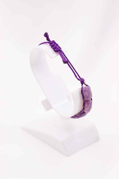 SAURACHI Natural Mica Lepidolite Stone Rolex Bracelet Stair Lift Adjustable