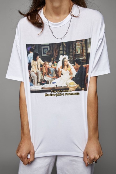 Jose Clothing Tricou imprimat cu mânecă scurtă cu croială supradimensionată