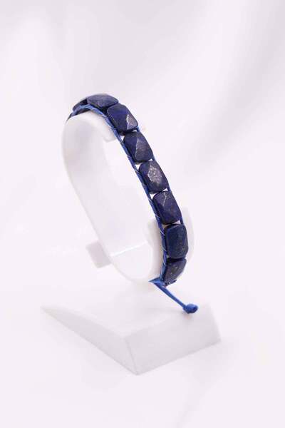 SAURACHI سوار رولكس من حجر اللازورد الطبيعي، مصعد سلم قابل للتعديل